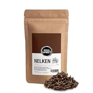 Spicy Welt Nelken Ganz (250g) – Ganze Gewürznelken für Rotkohl, Eintöpfe, Soßen, Tee, Chai und Marinaden | Aromatisch, Warm und Würzig | 100% Naturrein, Ohne Zusätze