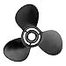13 1/4 x17 Upgrade Boat Propeller 48-77344A45 for Mercury Outboard Motors 60 75 80 90 100 115 125 HP,15 Spline Tooth,Hub Kits Included, RH
