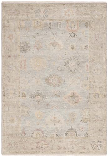 Safavieh Samarkand Light Blue/Sage Wool Rug