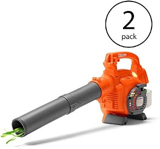 Husqvarna 125B Kids Toy Battery Operated Leaf Blower with Real Actions (2 Pack)