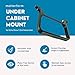 matterform Under Cabinet Kitchen Mount Bracket for Amazon Echo Show 5 3rd Gen Alexa Devices | Compatible only with 3rd Gen 2023 Echo Show 5 Model | All Hardware Included (Black)