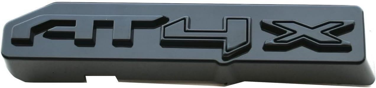 Kit 2500HD 3500HD Sierra HD AT4X Emblem 3D Badges Letter Nameplate Replacement for 2024-2026 GMC Sierra 85870116 (Glossy Black)