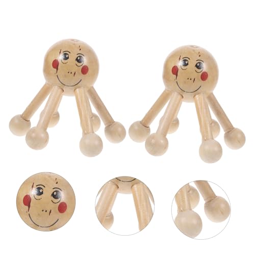 Ipetboom 2 Peças Massageador De Coluna Cervical Massageador De Pescoço Feminino Massagem Garra Ferra