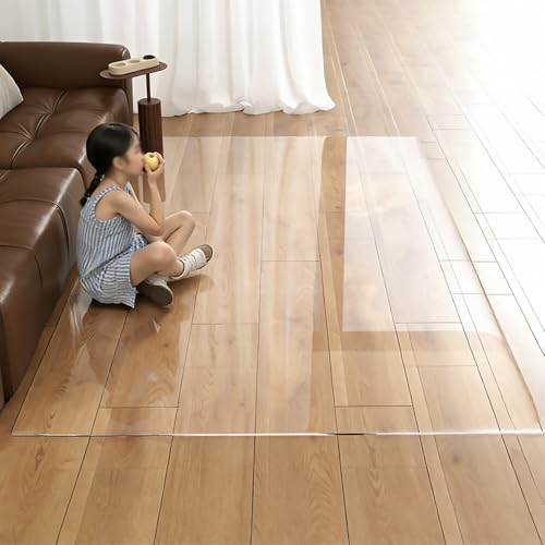 PVC���ی�V�[�g ���� ����~�߃}�b�g ����2mm �y�b�g�p�̃t���A�}�b�g�A�`�F�A�}�b�g ���� �L�b�`���}�b�g ��^�f�X�N�����}�b�g�A�Q�[�~���O�`�F�A�Ή� ��/�f�X�N/���[�ʂɂ�(140x150cm)
