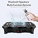 BEOSIOR Vibration Plate Exercise Machine, Vibration Fitness Trainer with remote control, 2 Resistance Bands, Home Exercise Equipment for Fitness Body Toning