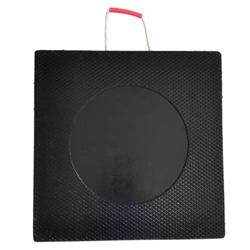 Hochleistungs-Kranbeinpolster – 1–4er-Pack Kunststoff-Auslegerstabilisierungsmatte für Kran, Betonpumpe, Wagenheberbein – 40 Tonnen Tragkraft, 15 x 15 x 2 Zoll (Einzelstück)