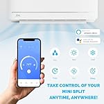 Cooper & Hunter MIA Series, Mini Split Air Conditioner and Heater, 9,000 BTU, 115V, 21.5 SEER2, Wall Mount Ductless Inverter System, With Installation kit… - Image 3
