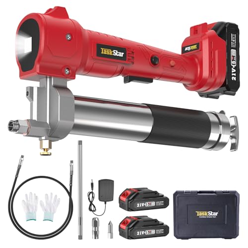 Cordless Electric Grease Gun Kit with Batteries