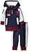 U.S. Polo Assn. Baby Boys' Fleece Hooded Jacket and Jog Pant Set