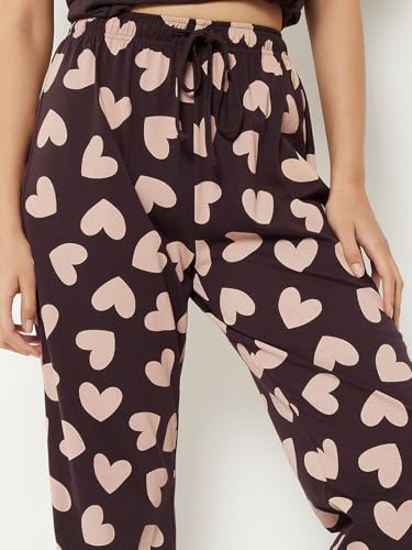 Image of Max Women's Printed Round Neck Half Sleeve Cotton Pyjama Set