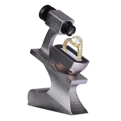 KHZKHC Visor Portátil De Código De Cintura, Visor De Cintura De Diamantes 10X, Combinación De 3 Lentes, Soporte De Anillo Giratorio De 360°, para Observar La Cintura De Diamantes