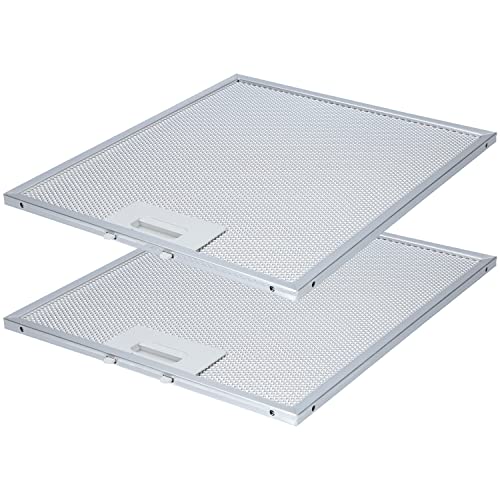 Kenekos - 2x filtres à graisse métalliques pour hotte aspirante 305mm x 267mm convient pour AEG 405525042-9 4055250429, Elica 93952919 GRI0009219A, KIT0010805...