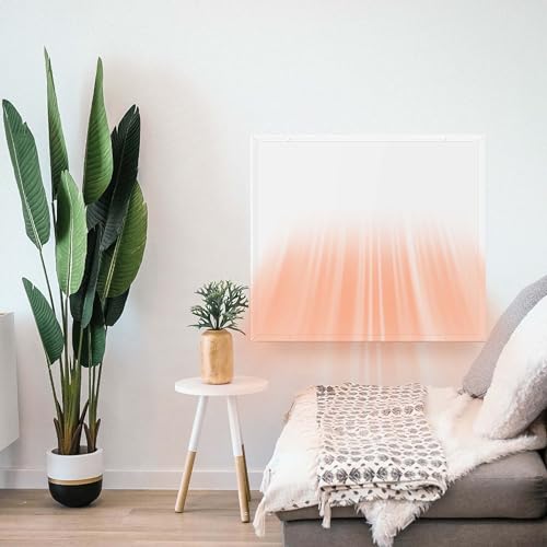 Wiltec Infrarotheizung 290 Watt, energieeffizienter Heizkörper, Wandmontage Elektroheizung, Heizpaneel, IR Heizung-2
