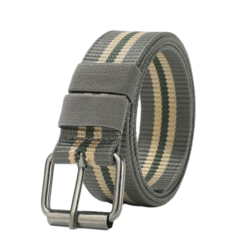 Men Casual Versatile Pin Buckle Training Cycling Sport Canvas Belt For Outdoor Jeans Overalls