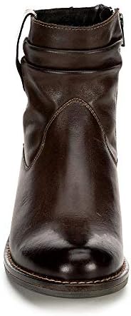 Michael By Michael Shannon Womens Side Zip Slouch Ankle Boots, Brown, US 10.5 | Image 2