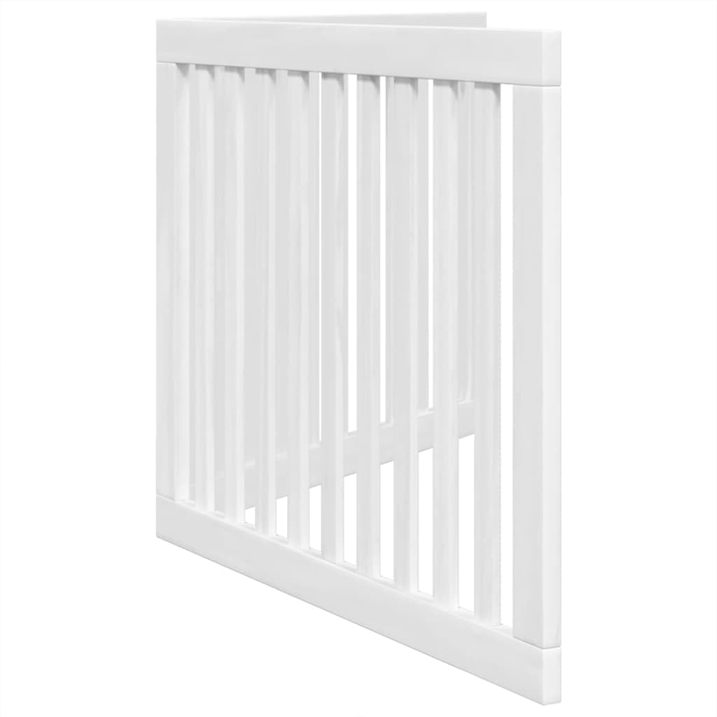 vidaXL Barrière pour Chien Pliable 2 Panneaux 160 cm Bois de peuplier
