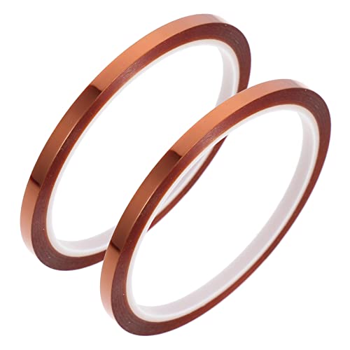 HOMOCONO High Temperature Sublimation Tapes 2 Rolls Strong Adhesive Heat Transfer Adhesive Tape for Electronics