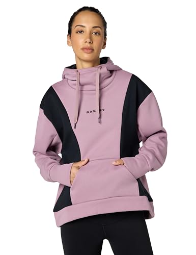 Sweat Oakley Rosy Recycled Fleece Hoodie femme rose en molleton doux