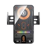 Kabellose Kfz-Ladegerät-Halterung, 15 W, Schnellladung, Auto-Klemm-LKW-Halterung, für tägliches Pendeln, Langstreckenreisen, Geschäftsreisen, Familie, Urlaub, Video-Streaming