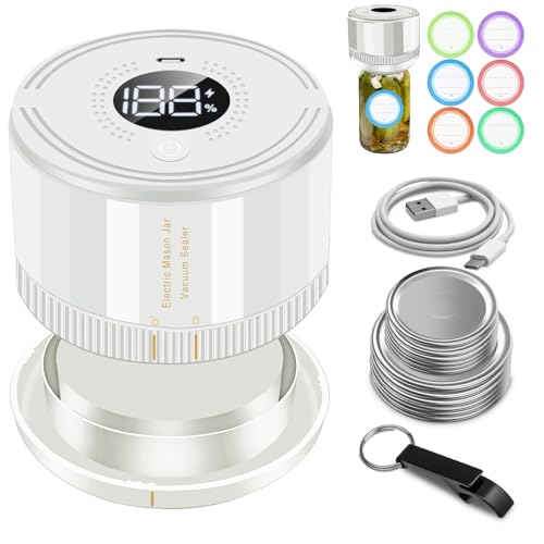 Auto Stop Electric Mason Jar Vacuum Sealer