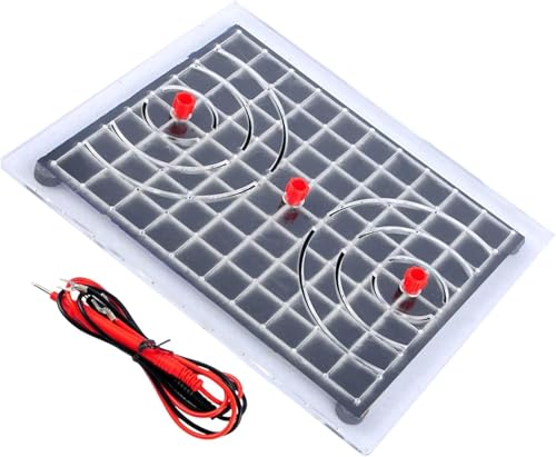 Experimentos de mapeo de campo eléctrico con equipo para física escolar 8