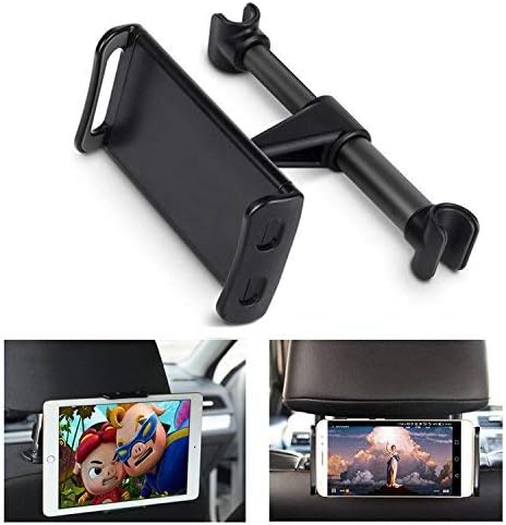 ECOEMO Car Headrest Mount, Adjustable iPad Stand Car Seat Tablet Holder,Replacement for iPadPro Air Mini/Samsung Galaxy Tabs/Nintendo Switch,All 4.7 to 10.5 inch Cellphones and Tablet