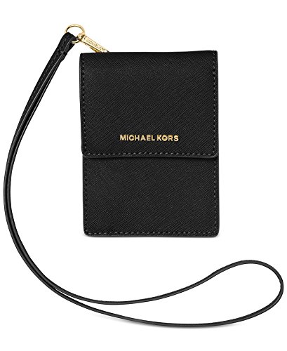 MICHAEL Michael Kors Jet Set Lanyard Card Case Black One Size