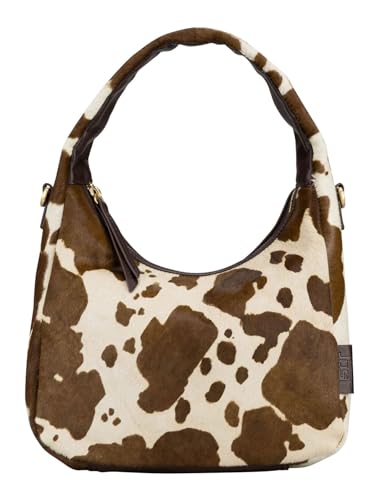 Sac en cuir JOST Furry Cow l'élégance du hobo bag marron multicolore aux finitions premium