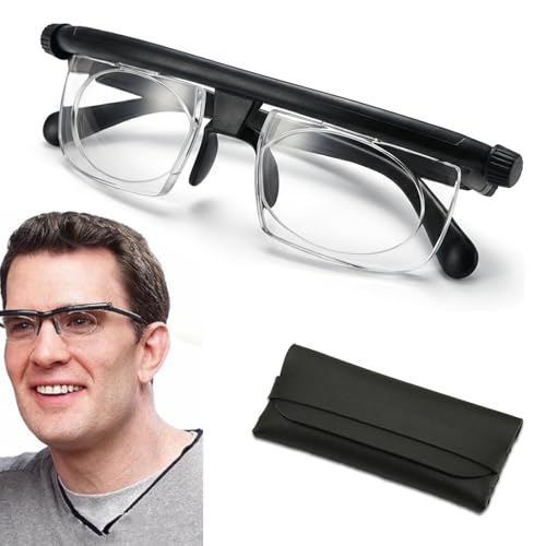 Reading Magnifier Glasses with Adjustable Magnification