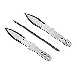 Spyderco SpyderThrowers - Small - Set of Three 8Cr13MoV Stainless Steel Knives and Leather Sheath - TK01SM
