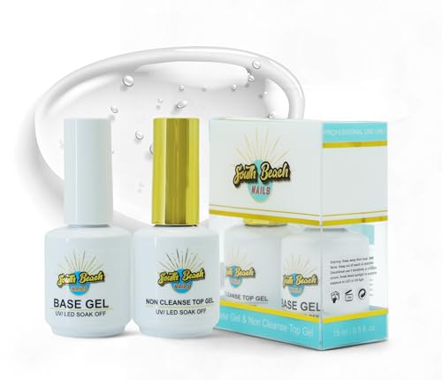 Set Base Gel y Top Gel No Cleanse para Uñas 2 x 15ml miniatura 1