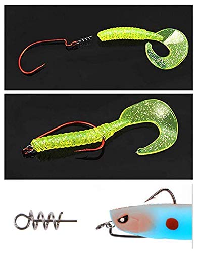 100Pcs 4Sizes Fishing Spoons Rigs Spinner Blades Colorado Blades Kit For Lures Bass Walleye Pike Spinner Rigs Making Diy Fishing Lures Accessories,Include 50Pcs Spring Pin & 50Pcs Fishing Splits #TOP4