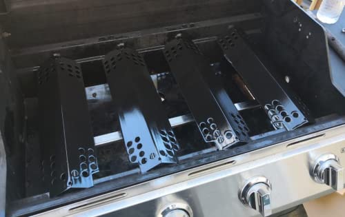 Uniflasy Grill Parts Kit For Charbroil 467300115, 463436215, 463436213, 463436214, G432-001N-W1, G432-Y700-W1, G432-0096-W1, Grill Burner Tube, Heat Plate Tent, Cooking Grate And Crossover Tube #TOP5