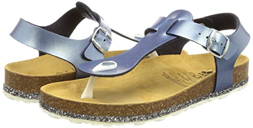 Lico Bioline Look Glitter, Ciabatte Donna, Blu, 38...