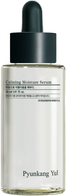 PYUNKANG YUL Calming Moisture Serum for Strong Daily Moisturizing Power, Skin Revival & Soothing Care with Centella Asiatica, Tea Tree, 5 Hyaluronic Acids, Ceramide | Korean Skin Care Moisturizing Serum | Safe on Acne Prone and Sensitive Skin - 30ml 1 Fl.Oz.