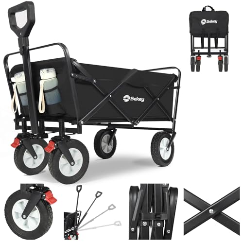 Produktbild von Devoko 260L Bollerwagen Faltbar 180KG Belastbar Mit Große