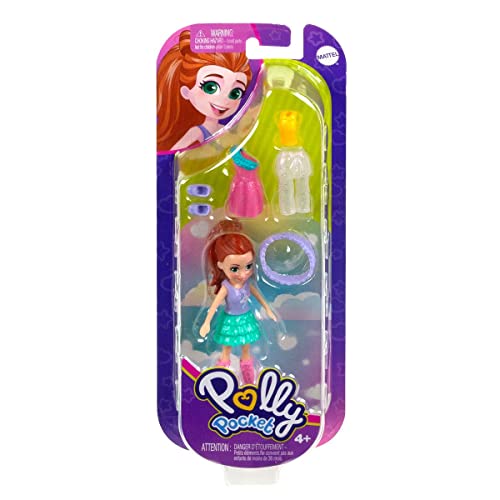 Polly Pocket Fashion Doll - Poupée articulée 7.6 cm + Accessoires - Figurine #1