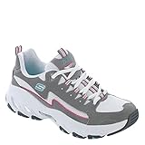 Skechers Sport DLites Arch FitBetter Me Sneaker Womens Sneaker 7 BM US GreyPink