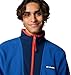 Columbia Men's Sequoia Grove Half Zip Fleece, Mountain Blue/Collegiate Navy/Spicy, X-Large