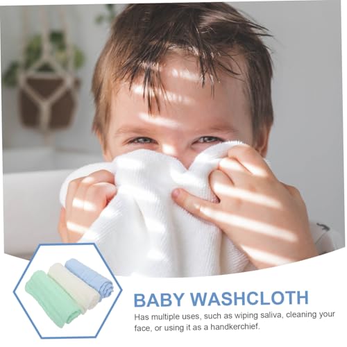 10pcs Muslin Burp Cloths Soft Gentle Hand Towels for Newborns Fluorescent Accessory Colors4
