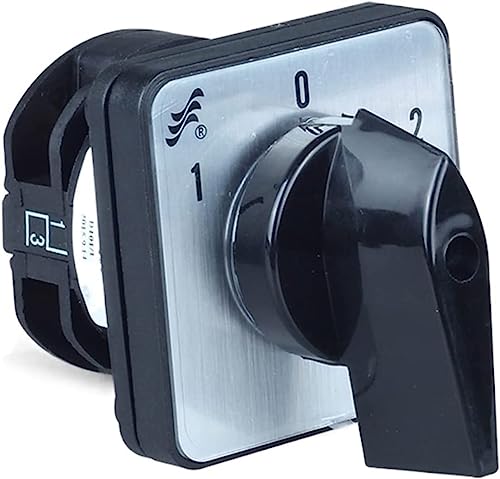 Interrupteur à came LW8D-10 D101/1 rotatif 1 position 10A 3 pôles pour circuits électriques