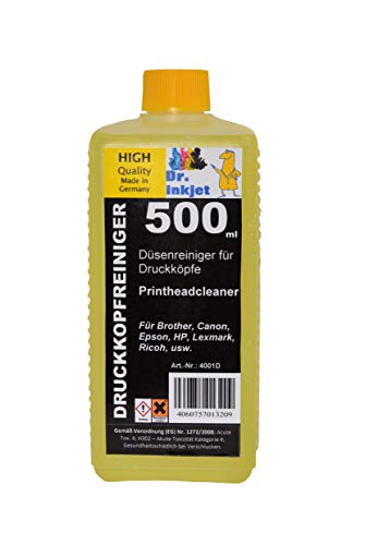 500ml Dr.Inkjet Druckkopfreiniger/Düsenreiniger/Inkjetcleaner - für alle Tintenstrahldrucker