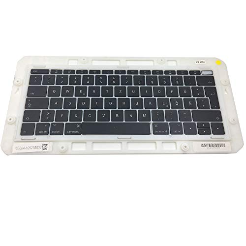 OLVINS Set di Chiavi di Ricambio GR Tasti di Chiavi tedesche QWERTY per MacBook PRO Retina 13"A1708 Tastiere GR