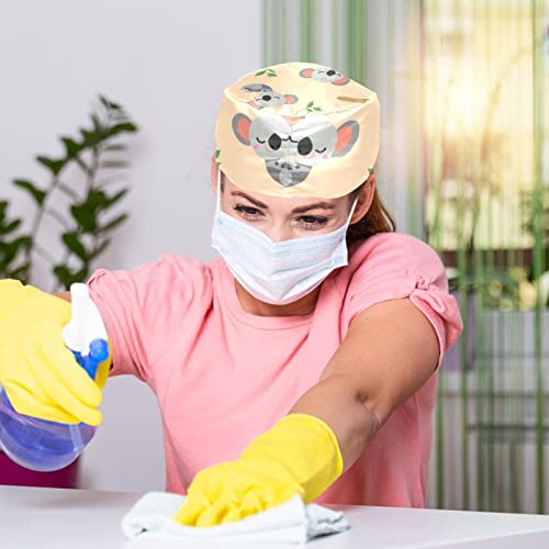 Couvre-chef ours koala pour éviter la transpiration au travail