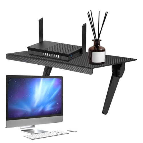 Huxibai TV-Regal, 33 cm, verstellbare Projektorkonsole, elektronischer Organizer für Laptop, Router, Soundbar, Wohnzimmer, Heimspiel
