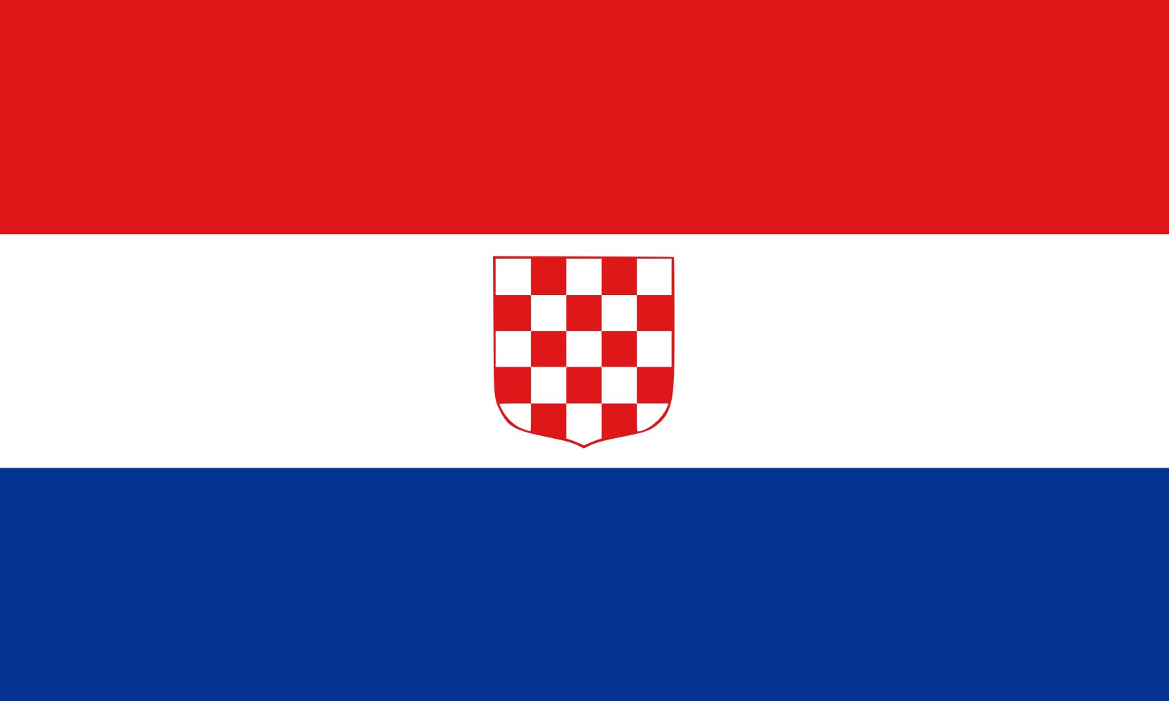 Drapeau Croatia 1990 large de 3x5 pieds emblématique de la Croatie historique