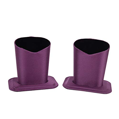 Bleiou 2 Pack Eyeglasses Holder Stand Glasses Stand Case Eyeglasses Protective Holder for Desks or Nightstands(Purple)