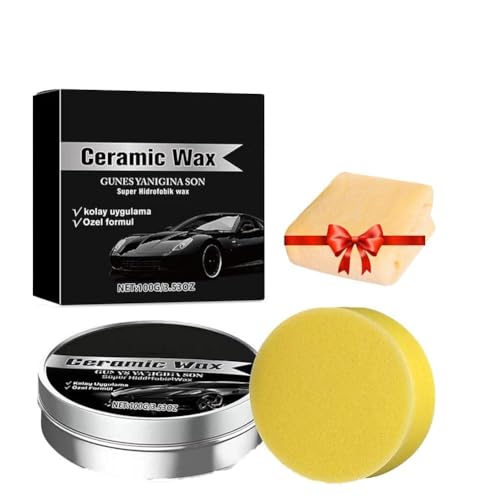 Lot de 4 crèmes de cire en titane et céramique, forte...