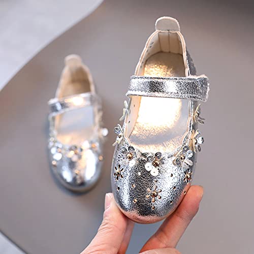 Sandálias para meninas, sapatos de flores, sapatos vazados, sandálias de sola macia, sandálias de pr