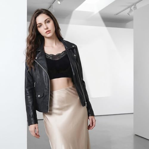 Image of DRESHOW Lace Bralette Tank Tops Wireless Bra Lace Crop Top Removeable Pads Yoga Sports Bra Undershirt for Women & Teens